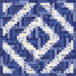 French Quarter Espresso Road Quilt Project Image