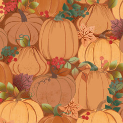 Hello Autumn MAS10732-AO Fabric Image