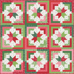 A Quilty Little Christmas Cozy Cabin Quilt Project Image