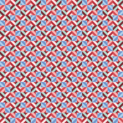 Cups & Quilts MAS10595-RPZ Red/Pink/Multi Lydia Johnson Fabric Image