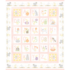 Little Chicks Flannel MASF10560-P Pink Bonnie Sullivan Fabric Image