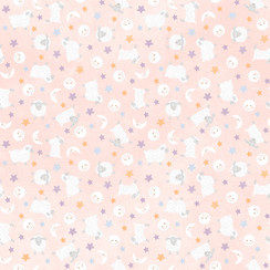 Little Chicks Flannel MASF10564-P Pink Bonnie Sullivan Fabric Image