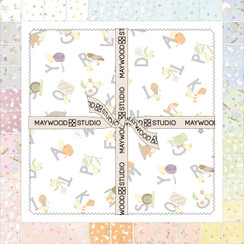 Little Chicks Flannel SQ-MASLILC  Bonnie Sullivan Precut Image