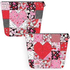 I Heart You Be Mine Zipper Pouch Project Image
