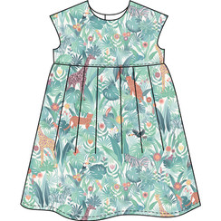 Wild Side Geranium Dress