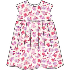 Nature Studies Geranium Dress