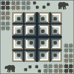 Dark & Stormy Kodiak Quilt Project Image Dark & Stormy Kodiak Quilt Project Image