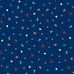 Star-Spangled Beauty MAS10843-N Navy Kimberbell Fabric Image