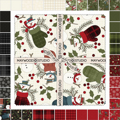 Holly Jolly Flannel SQ-MASHOJF  Bonnie Sullivan Fabric Image
