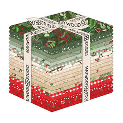 Winter Wreaths FQ-MASWIWR  Maywood Studio Fabric Image