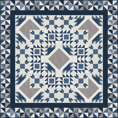 Patchwork Blue Mountain Puzzle Quilt Project Image Patchwork Blue Mountain Puzzle Quilt Project Image