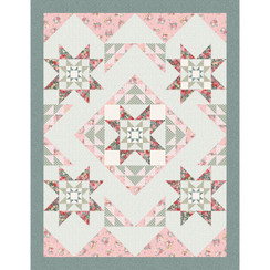 La Fleur Flannel Satellite Stars Quilt Project Image La Fleur Flannel Satellite Stars Quilt Project Image