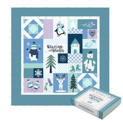 Enchanted Winter Quilt Fabric Kit and Box image