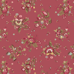 French Market MAS11041-R Red Jera Brandvig Fabric Image