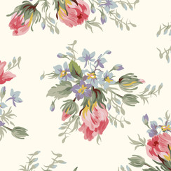 Marlowe MAS10941-E Cream Maywood Studio Fabric Image