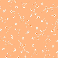 Kimberbell Basics Flannel MASF8260-O2 Soft Orange Kimberbell Fabric Image