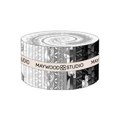 Moonlit Walk MAS11012-J Black Maywood Studio Precut Image