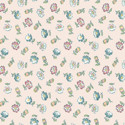 Terrace Blooms MAS10824-P Pink Maywood Studio Fabric Image