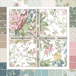 Terrace Blooms SQ-MASTEBL  Maywood Studio Precut Image