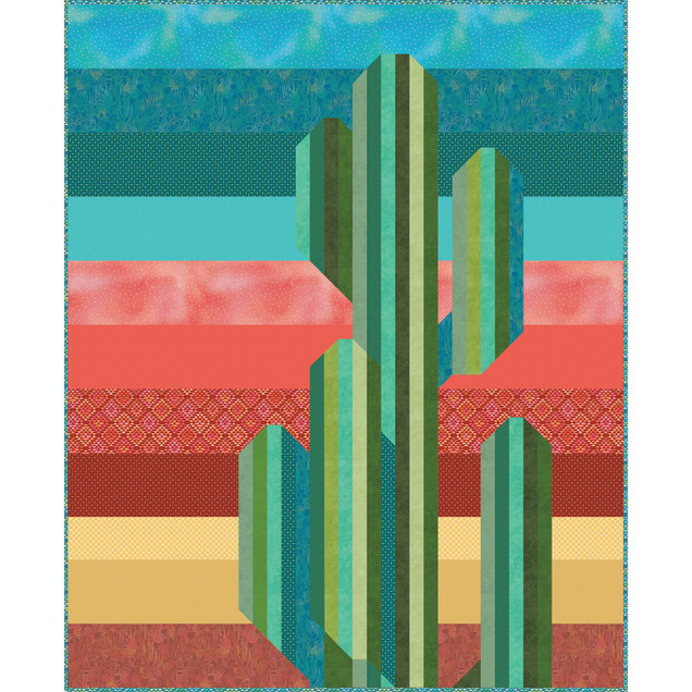 Desert Dreams Saguaro Quilt Project Image