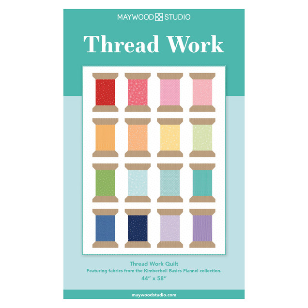 Kimberbell Basics Flannel Thread Work Quilt Free Pattern Project Image