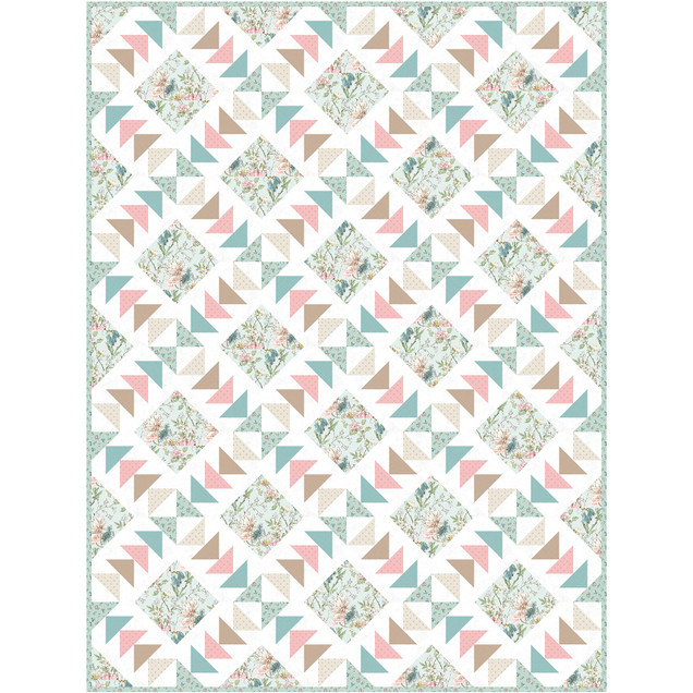 Terrace Blooms Harmony Quilt Project Image