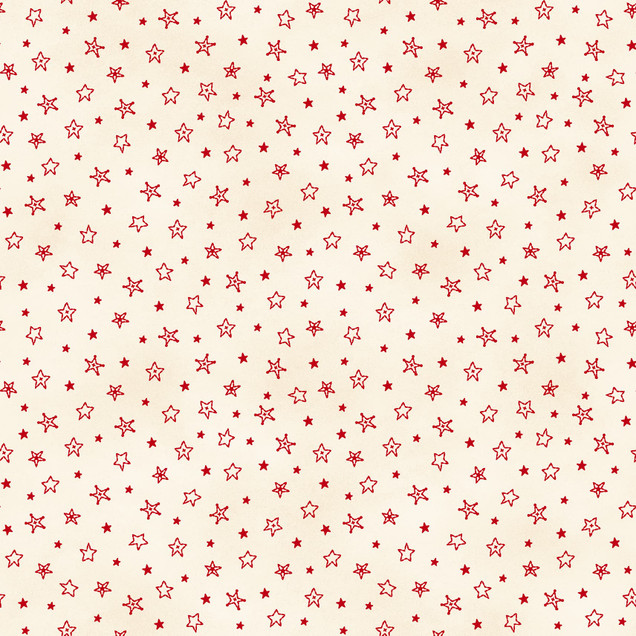 Christmastime MAS11098-ER Cream/Red Robin Kingsley Fabric Image