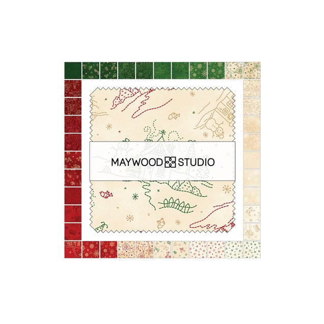 Christmastime CP-MASCHRI  Robin Kingsley Fabric Image