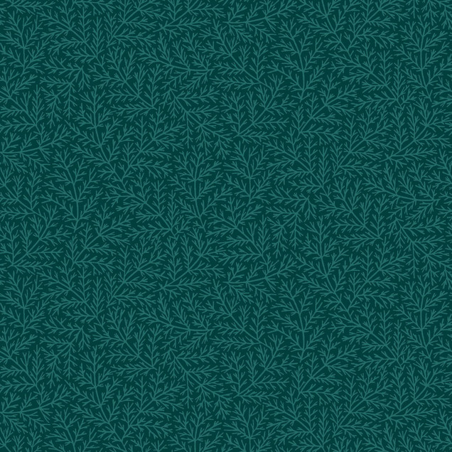 Holiday Stitches MAS11177-G Deep Green Maywood Studio Fabric Image