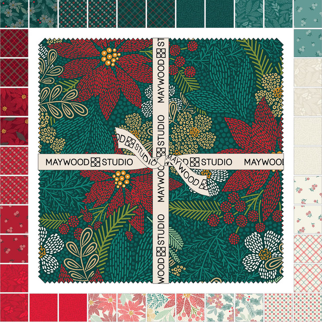 Holiday Stitches SQ-MASHOST  Maywood Studio Fabric Image