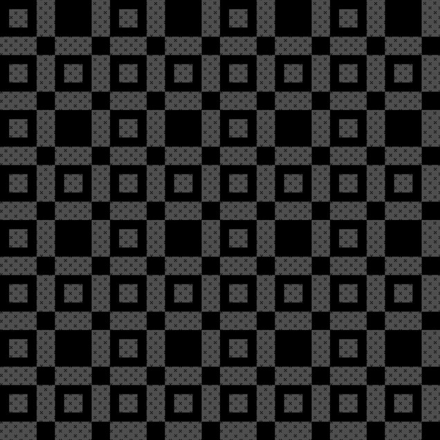 Colorblock Party 108"" Cheater Prints MASQB11152-JK Black/Dark Gray Maywood Studio Fabric Image