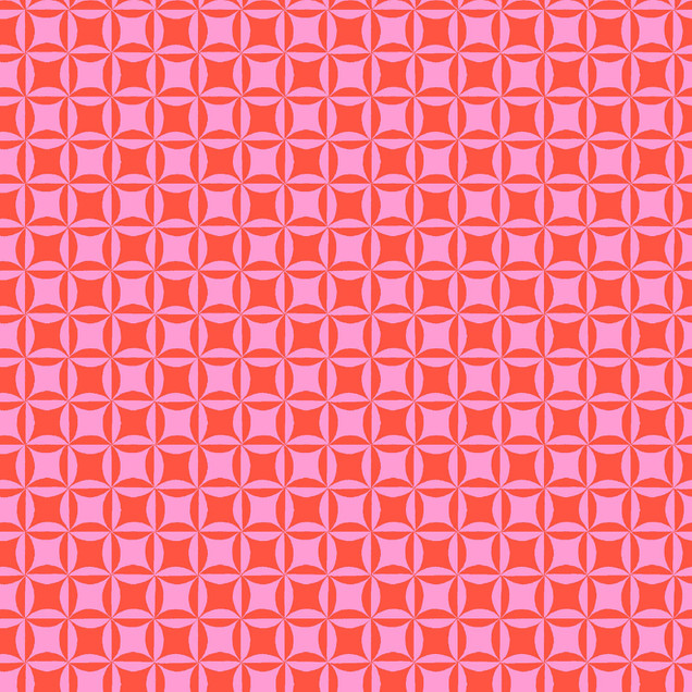Colorblock Party MAS11144-RP Red/Bright Pink Maywood Studio Fabric Image