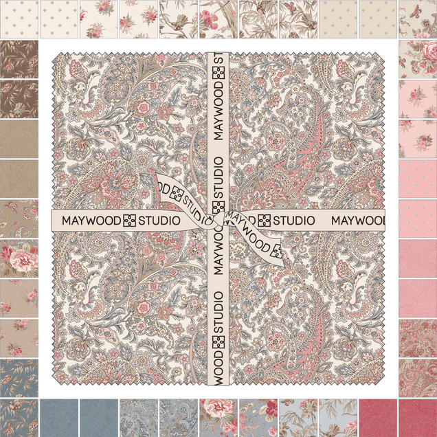 Meadow Blush SQ-MASMEBL  Maywood Studio Fabric Image