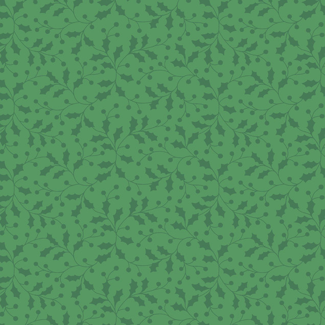 Merry Mix MAS11113-G Green Maywood Studio Fabric Image