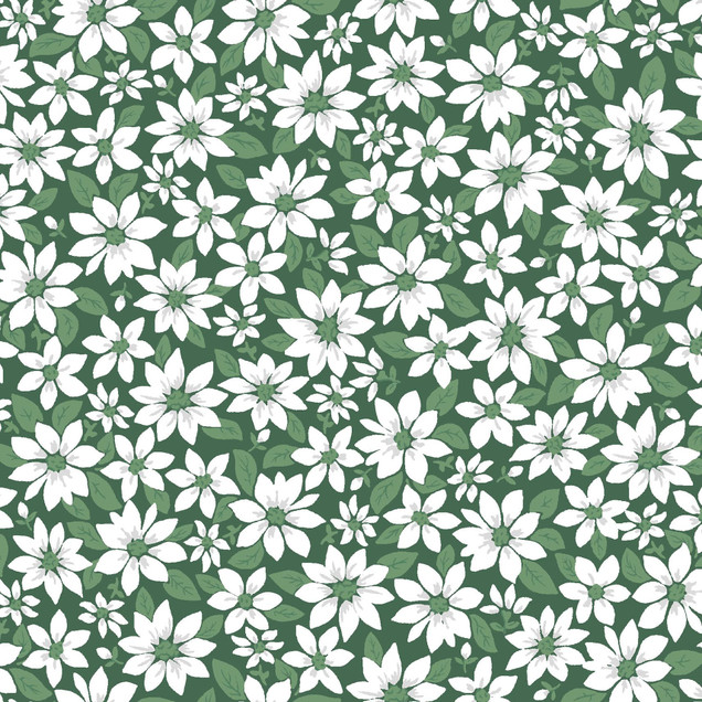 Merry Mix MAS11114-G Green Maywood Studio Fabric Image