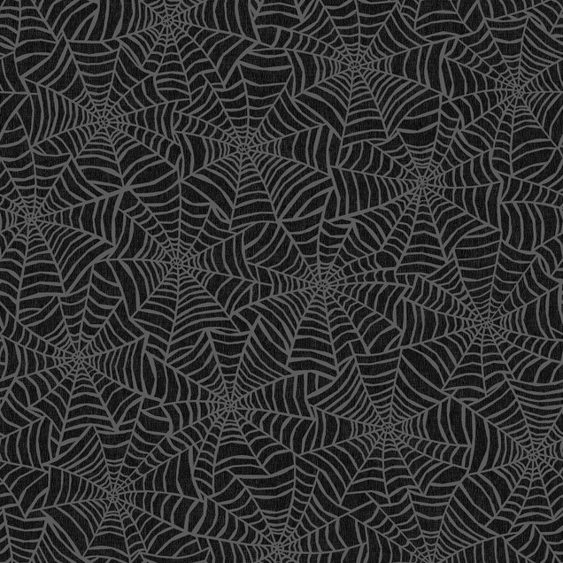 Pumpkin Grove MAS11183-J Black Maywood Studio Fabric Image