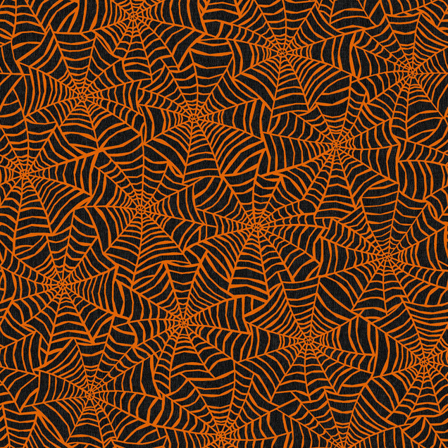 Pumpkin Grove MAS11183-JO Black/Orange Maywood Studio Fabric Image