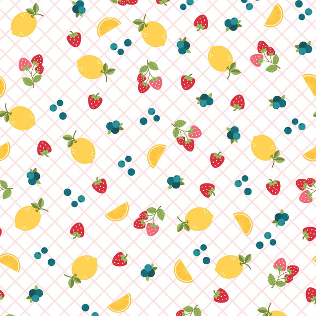 Sippin' on Sunshine MAS11073-W White  Kimberbell Fabric Image