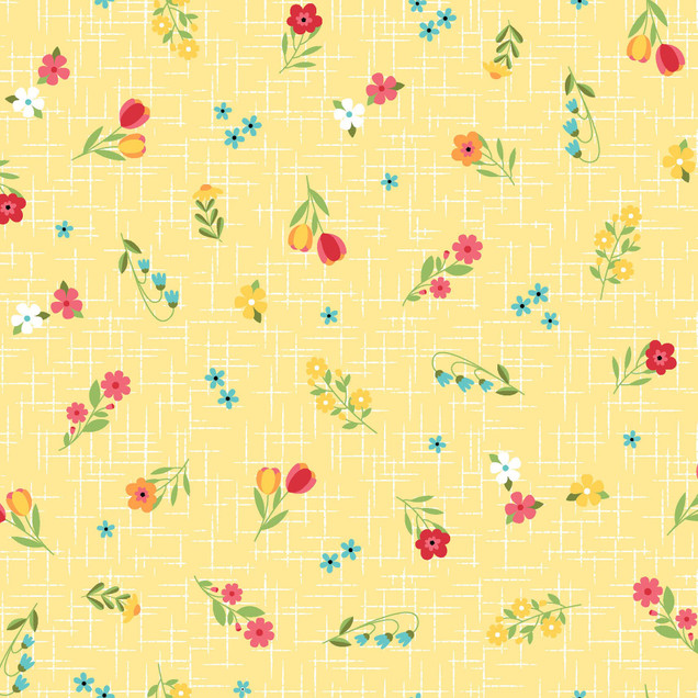 Sippin' on Sunshine MAS11076-S Yellow  Kimberbell Fabric Image