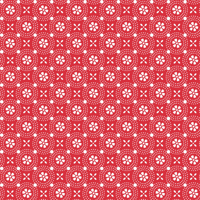 Sippin' on Sunshine MAS8241-RW Red  Kimberbell Fabric Image