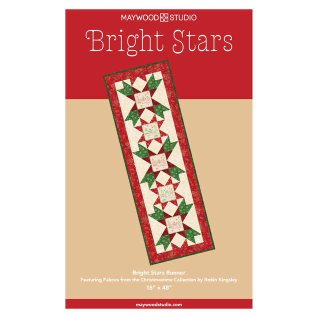 Christmastime Bright Stars Runner Free Pattern Cover Image