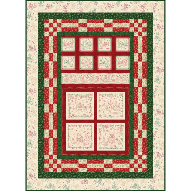 Christmastime Panel Up! Quilt Project Image