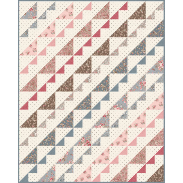 Meadow Blush Back East Quilt Free Pattern Project Image