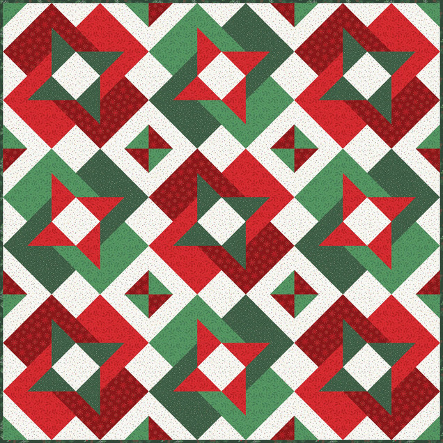 Merry Mix The Flower Waltz Quilt Project Image