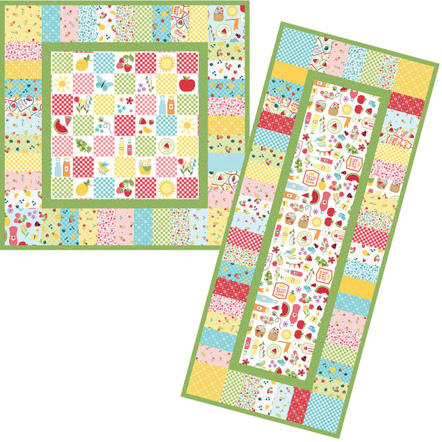 Sippin' on Sunshine Bentley Table Runner and Topper Project Image