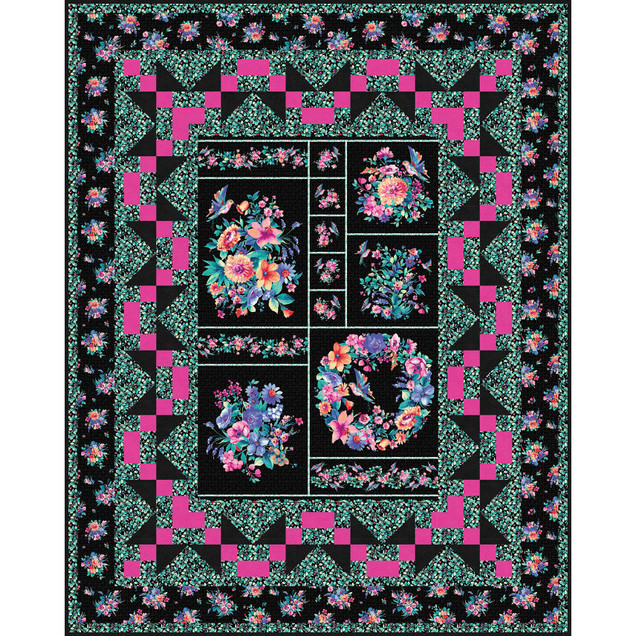 Summer Buzz Chain of Geese Quilt Project Image