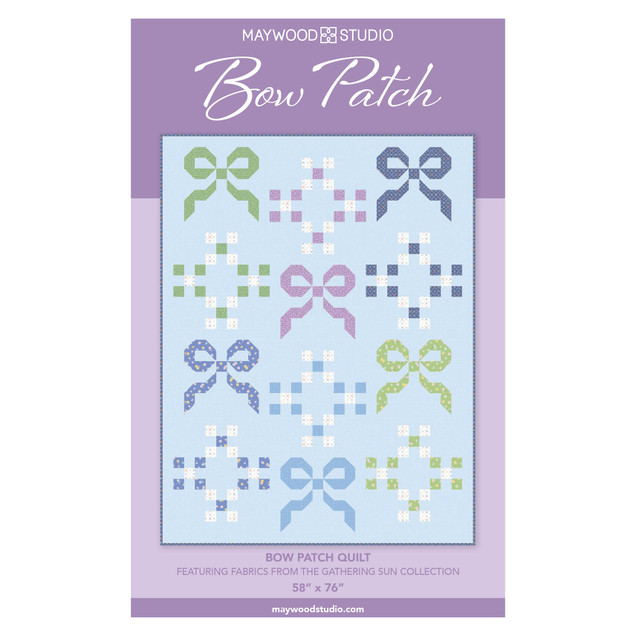 Bow Patch Quilt Free Pattern Cover
 Image Gathering Sun