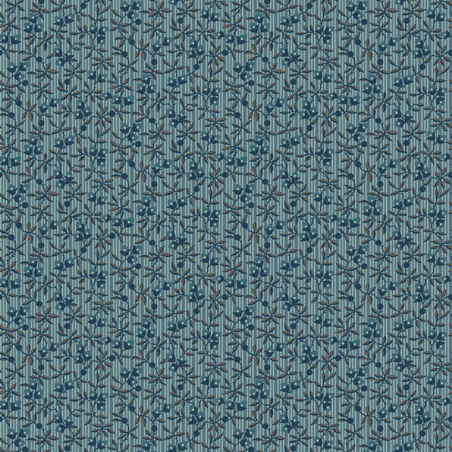 Midnight Bloom MAS11263-N Navy Maywood Studio Fabric Image