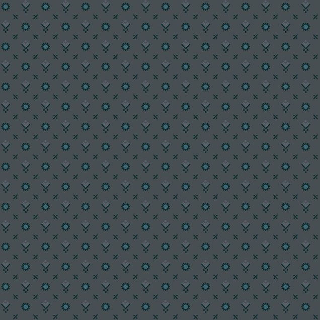 Midnight Bloom MAS11268-K Dark Gray Maywood Studio Fabric Image