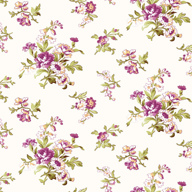 Veranda MAS11052-E Cream Maywood Studio Fabric Image